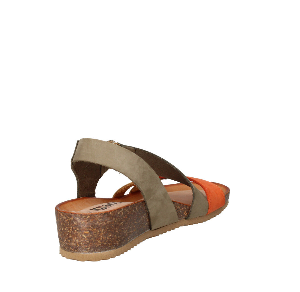 IGI&CO SANDALO Donna 7698433 MILITARE ARANCIO E ORO