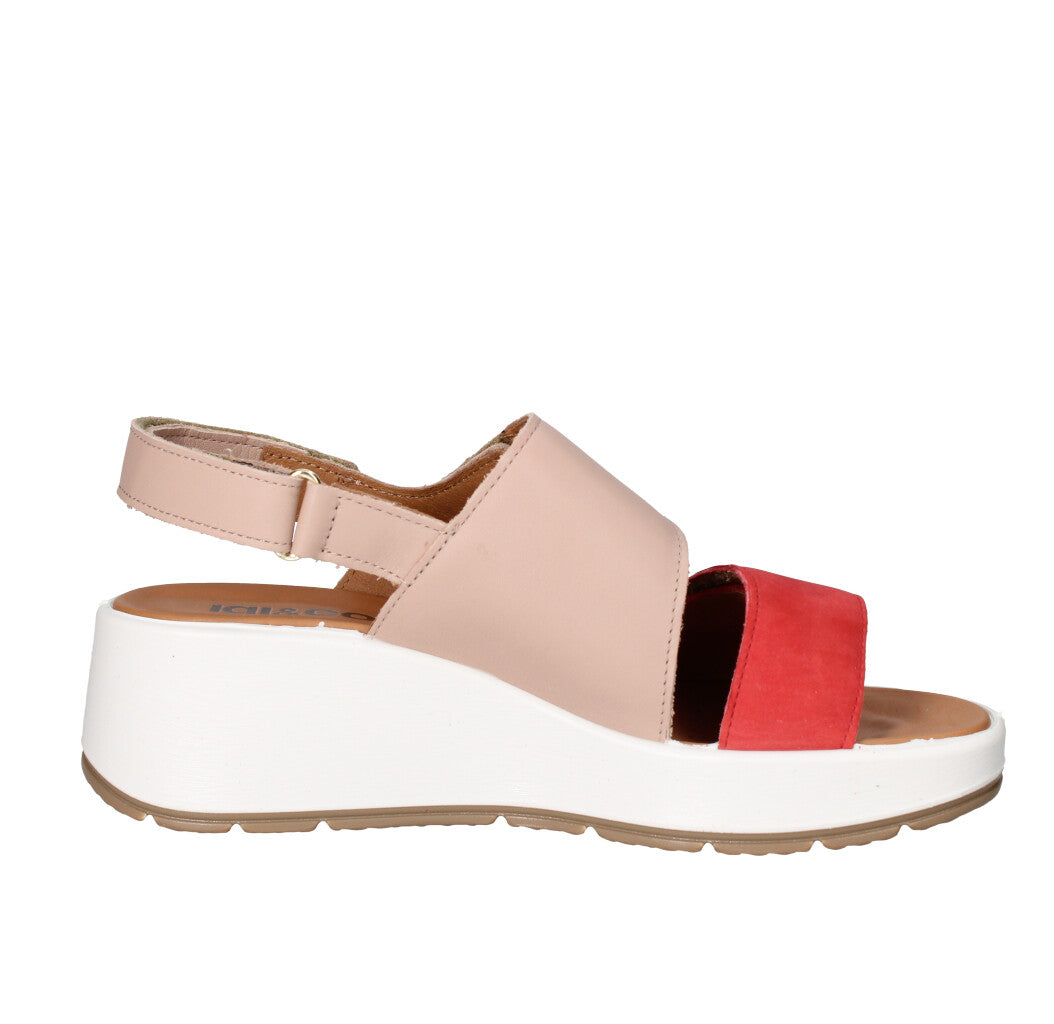 IGI&CO SANDALO Donna 7666511 NUDE E ROSSO