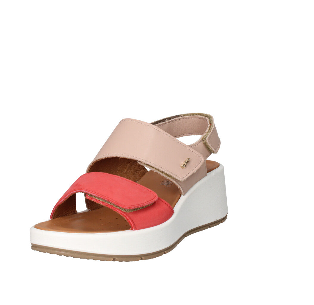IGI&CO SANDALO Donna 7666511 NUDE E ROSSO