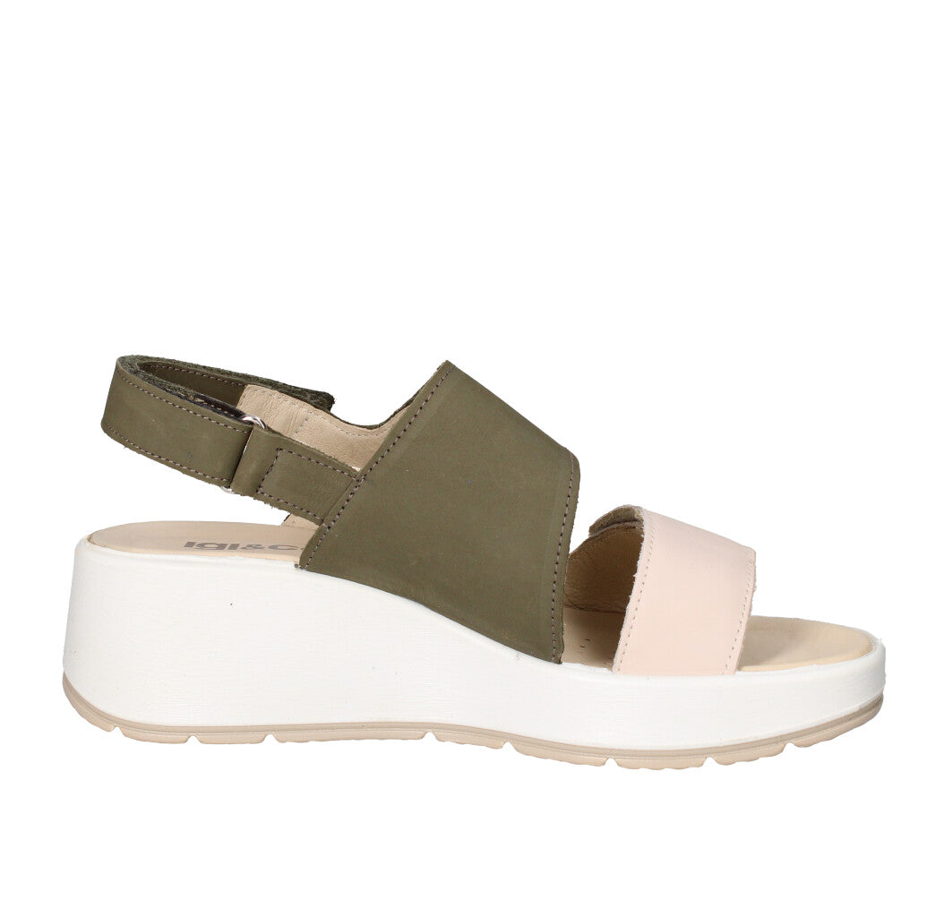 IGI&CO SANDALO Donna 7666522 VERDE E NUDE