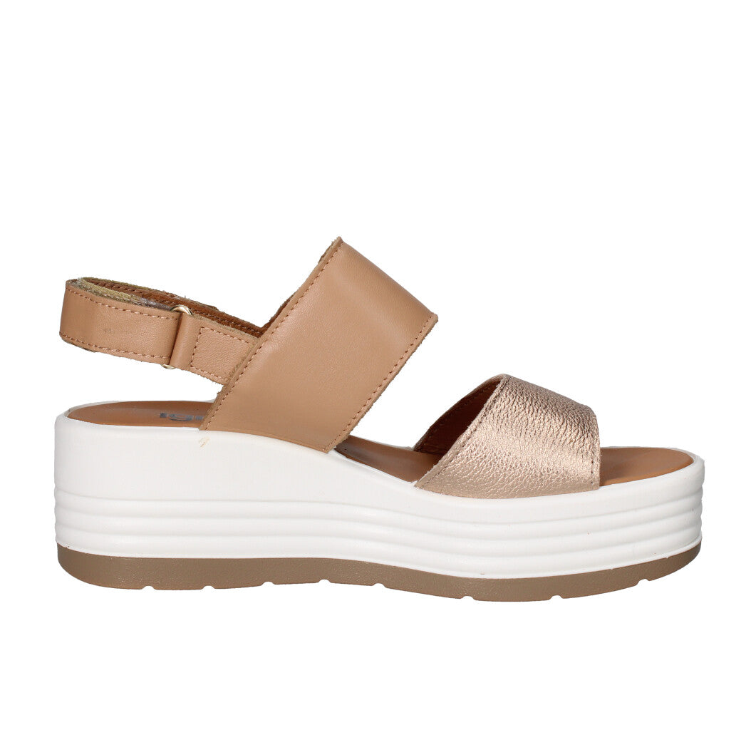 IGI&CO SANDALO Donna 7667311 CUOIO E CHAMPAGNE