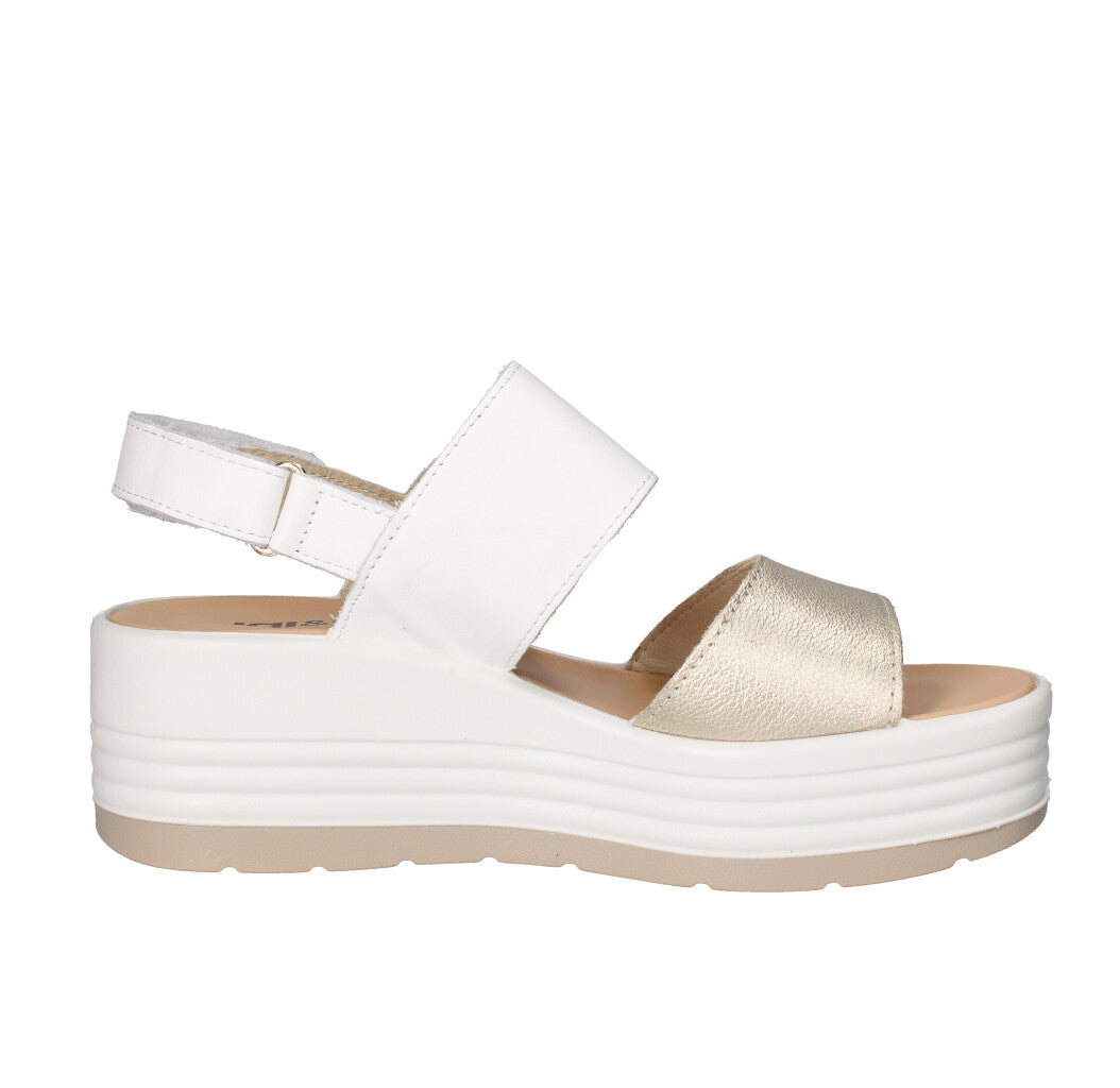 IGI&CO SANDALO Donna 7667322 BIANCO E ORO