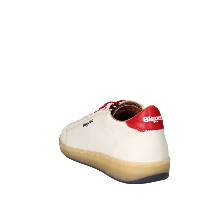 BLAUER. U.S.A. SNEAKERS  S5MURRAY01/VIL WHITE/RED/NAVY