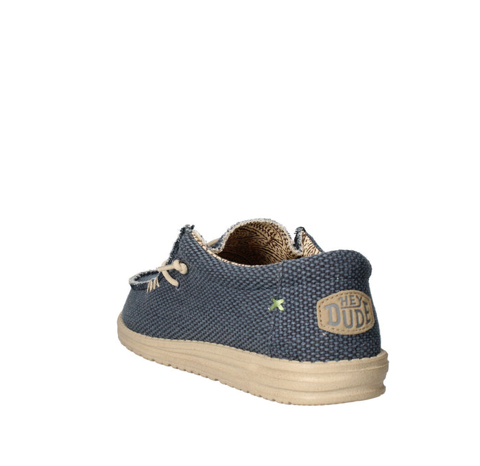 HEY DUDE MOCASSINO  WALLY BRAIDED BLU NIGHT