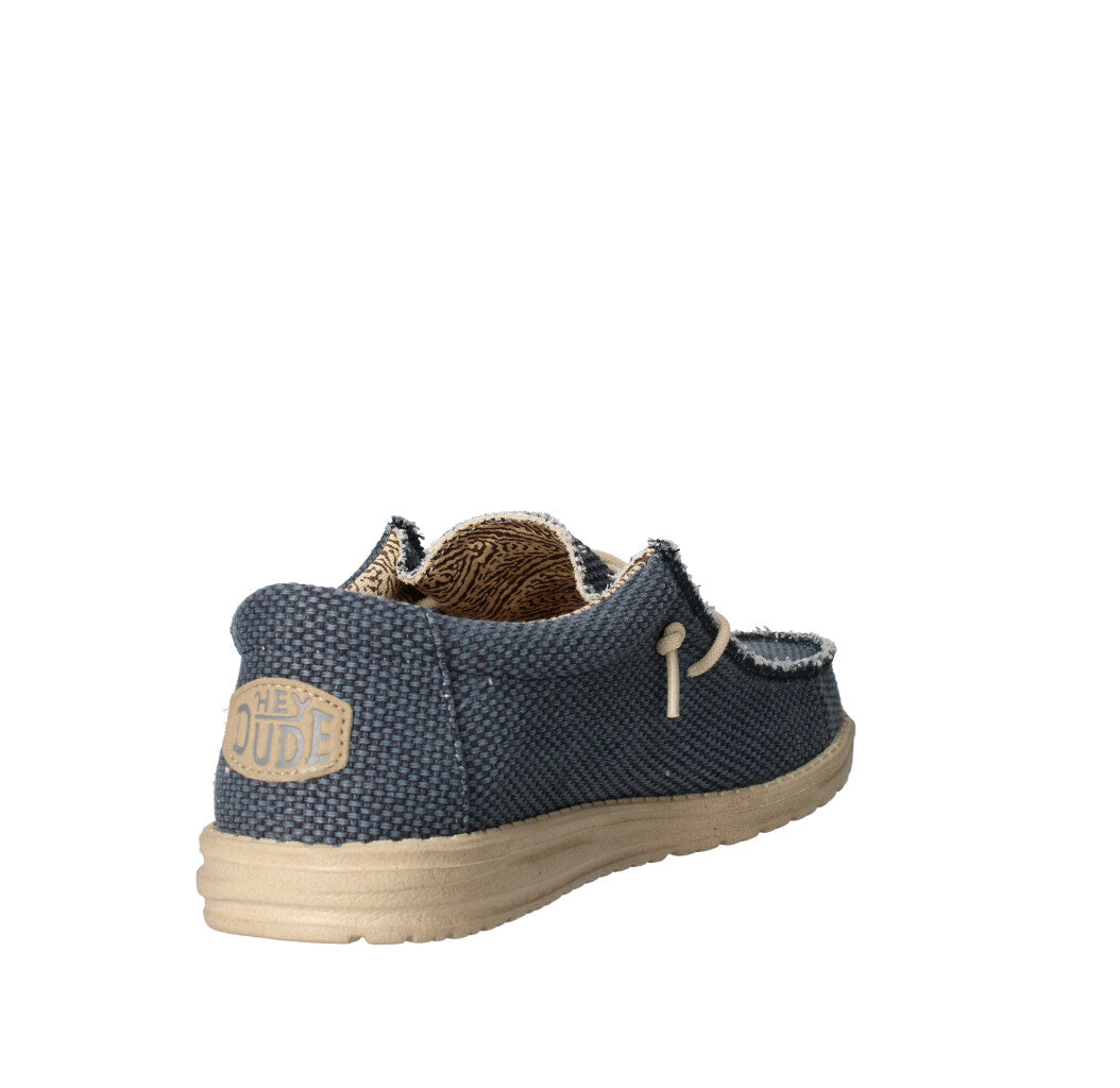 HEY DUDE MOCASSINO  WALLY BRAIDED BLU NIGHT