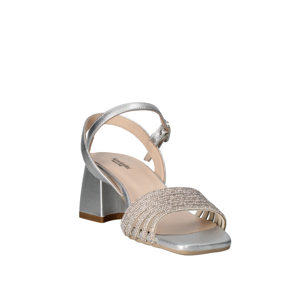 NERO GIARDINI SANDALO Donna E307320DE ARGENTO
