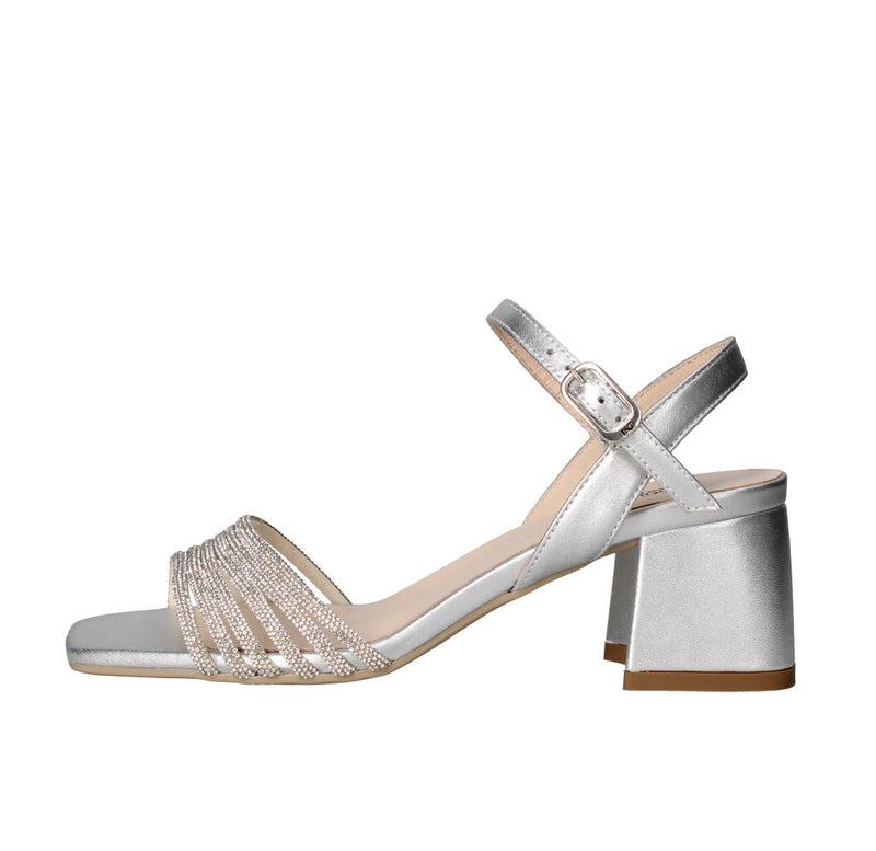 NERO GIARDINI SANDALO Donna E307320DE ARGENTO