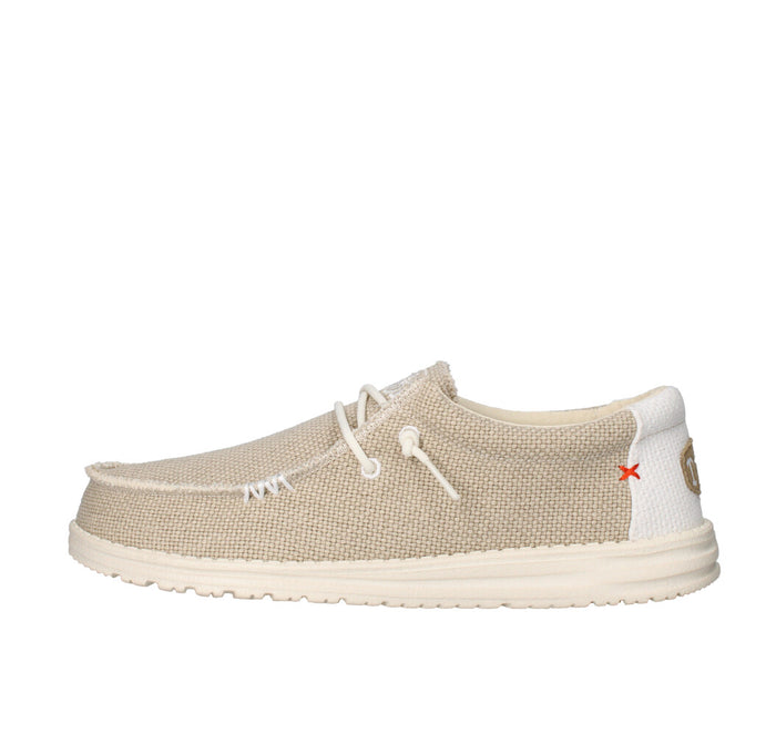 HEY DUDE MOCASSINO  WALLY BRAIDED OFF WHITE