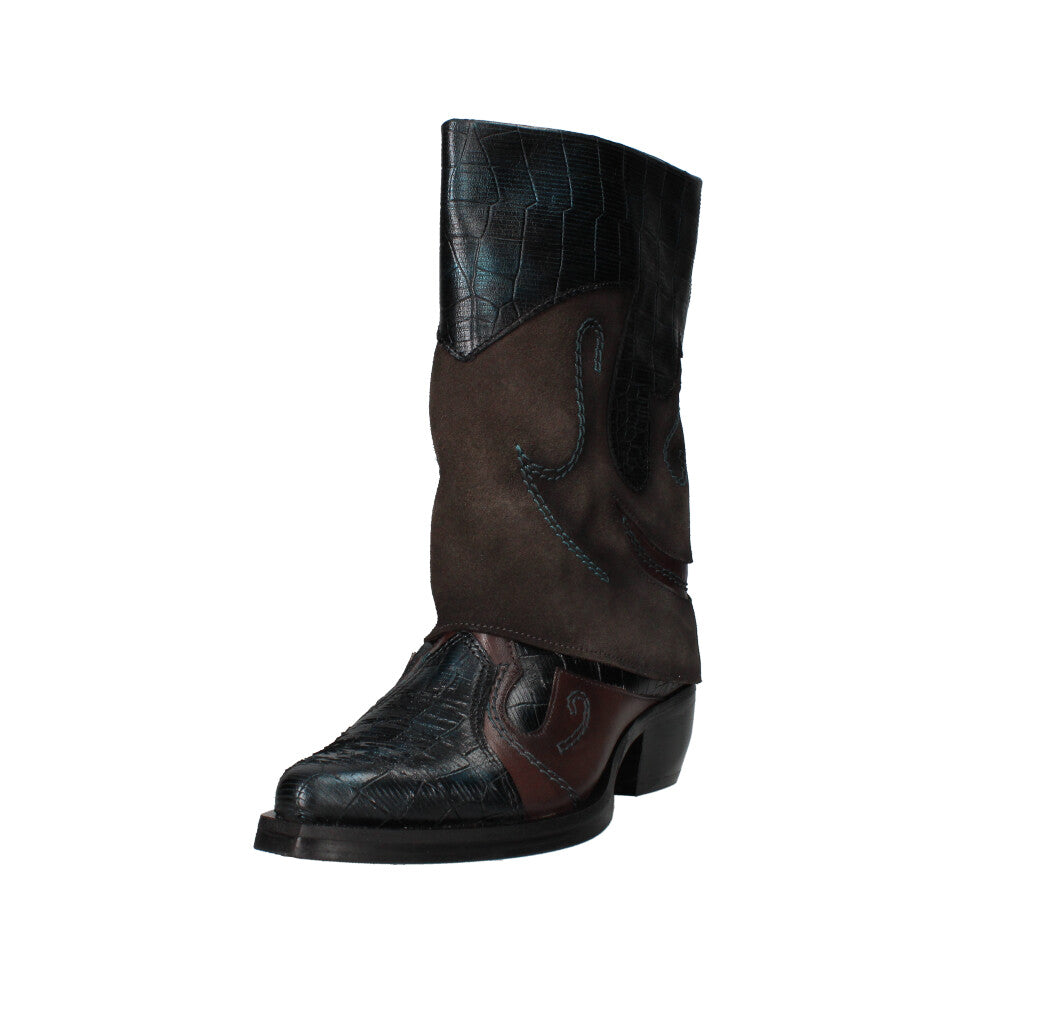 FELMINI CAMPEROS Donna D608 MARRONE E BLU INVECCHIATO