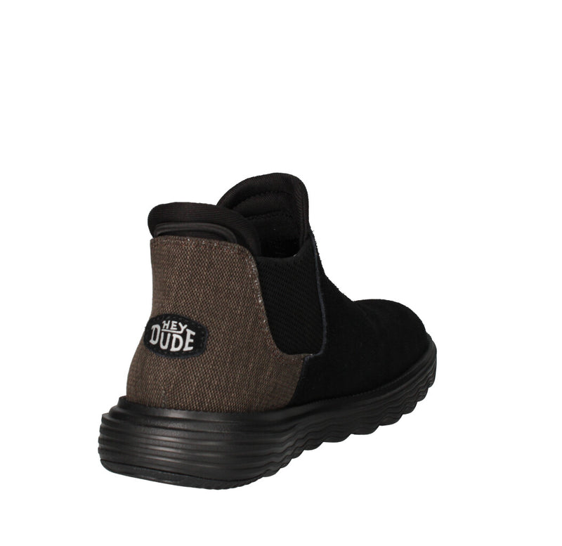 HEY DUDE STIVALETTO Donna BRANSON BOOT SUEDE NERO