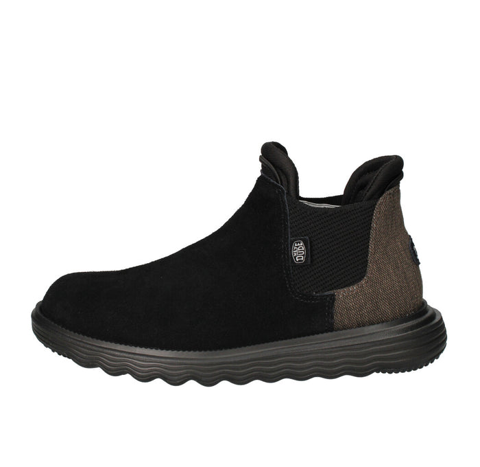 HEY DUDE STIVALETTO Donna BRANSON BOOT SUEDE NERO