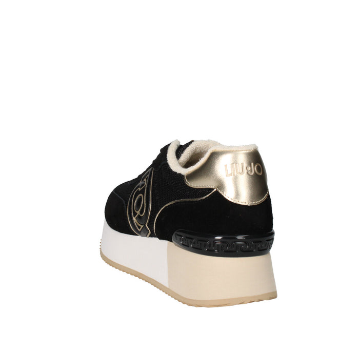 LIU JO SNEAKERS Donna DREAMY02 S1189 NERO E ORO