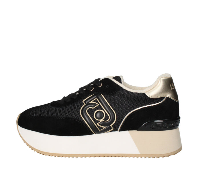 LIU JO SNEAKERS Donna DREAMY02 S1189 NERO E ORO