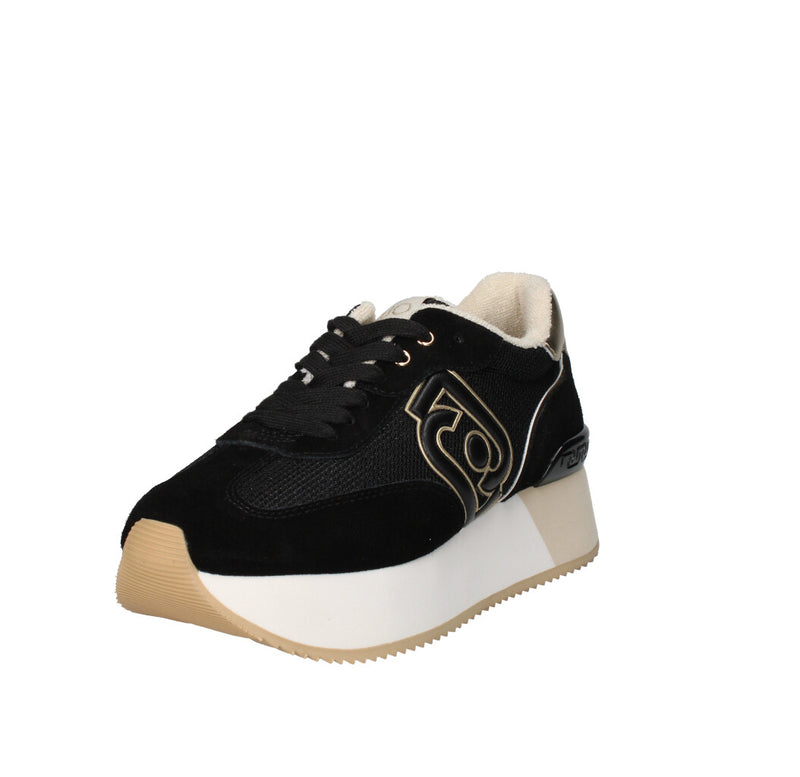 LIU JO SNEAKERS Donna DREAMY02 S1189 NERO E ORO