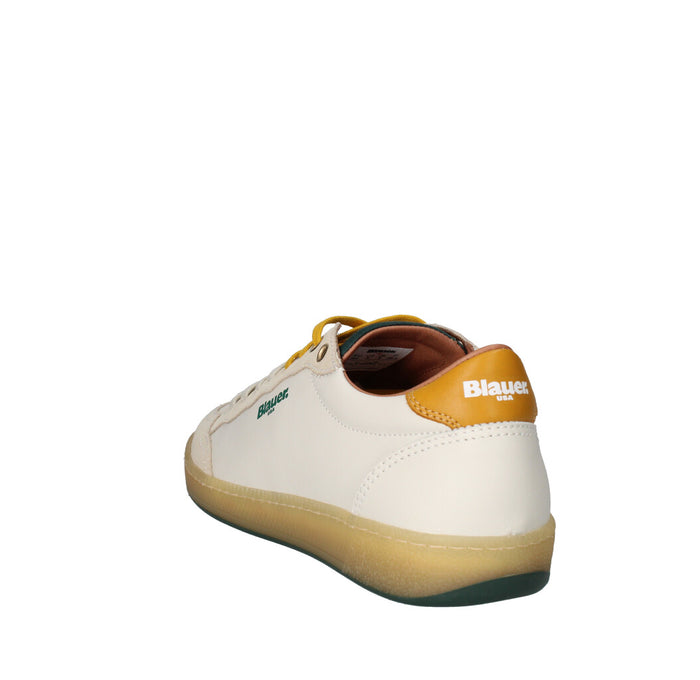 BLAUER. U.S.A. SNEAKERS  S4MURRAY01/VIL BIANCO VERDE E GIALLO