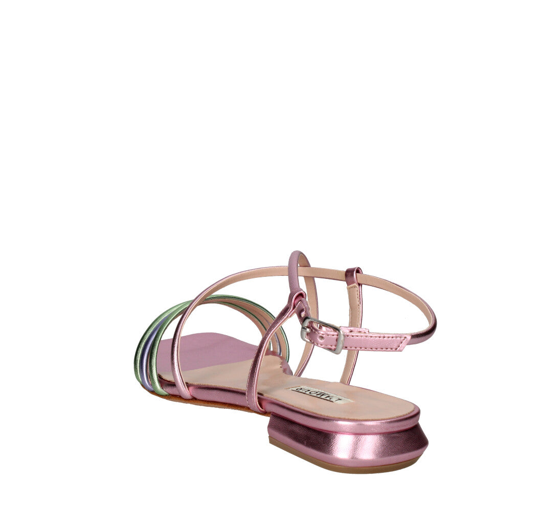 L'AMOUR SANDALO Donna L126 ROSA VERDE E VIOLA