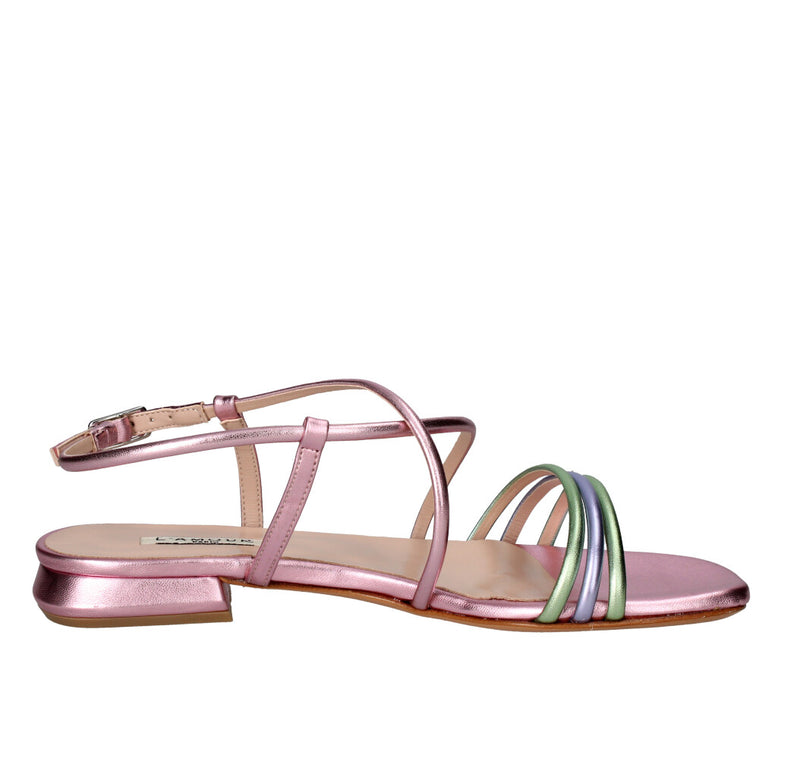 L'AMOUR SANDALO Donna L126 ROSA VERDE E VIOLA