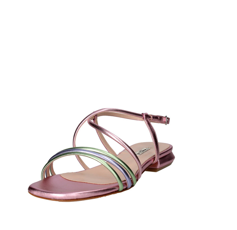 L'AMOUR SANDALO Donna L126 ROSA VERDE E VIOLA