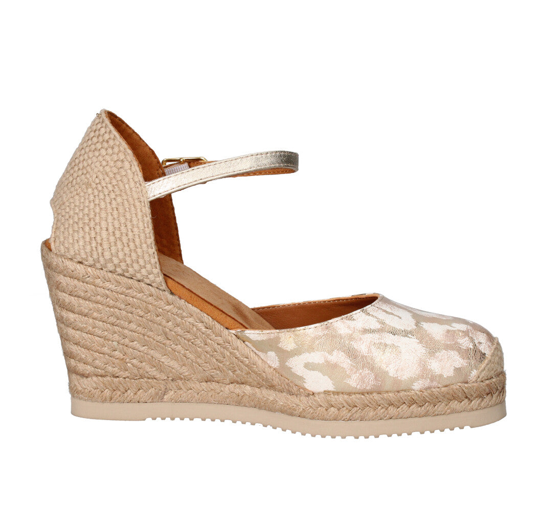 UNISA ESPADRILLAS Donna CASTILLA MACULATO ORO