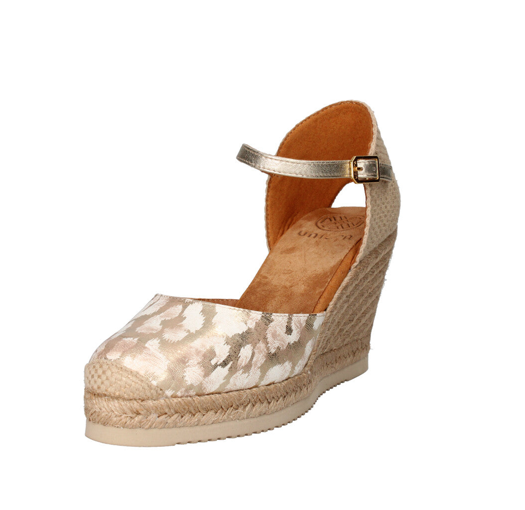 UNISA ESPADRILLAS Donna CASTILLA MACULATO ORO