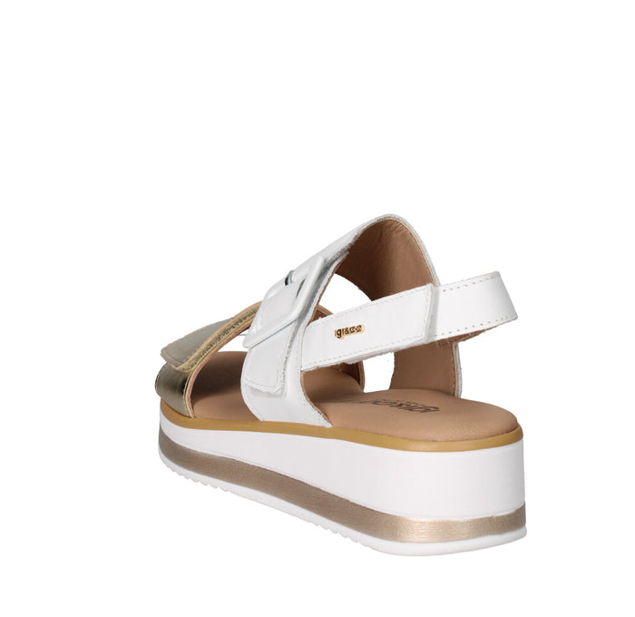 IGI&CO SANDALO Donna 5685422 BIANCO E ORO