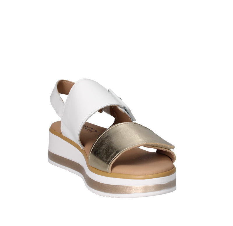 IGI&CO SANDALO Donna 5685422 BIANCO E ORO