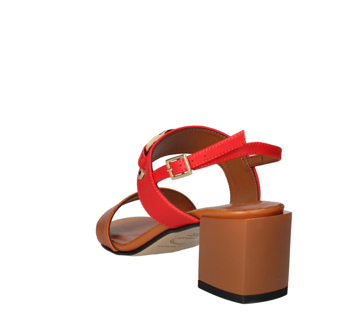 DONNA SERENA SANDALO Donna 475209DP COGNAC E ROSSO