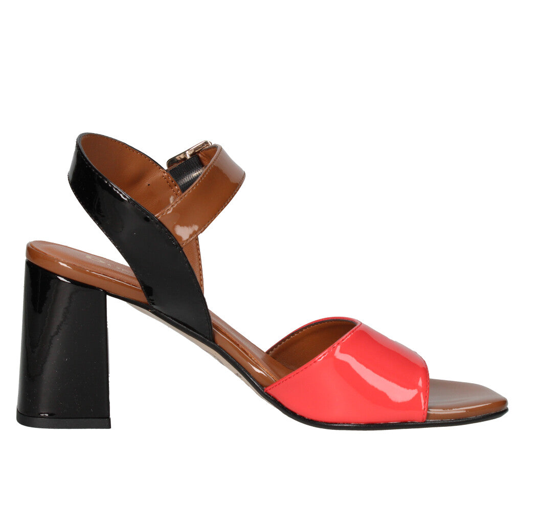DONNA SERENA SANDALO Donna 4D1136DS CORALLO MARRONE E NERO