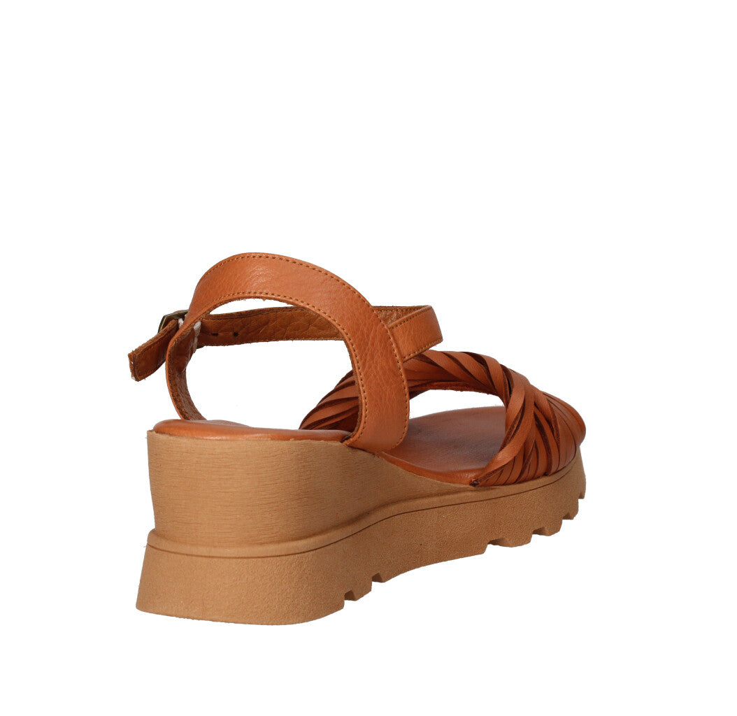 BUENO SANDALO Donna WY8609 CUOIO