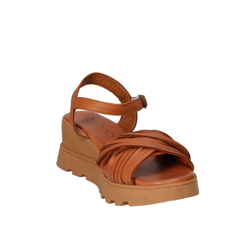 BUENO SANDALO Donna WY8609 CUOIO