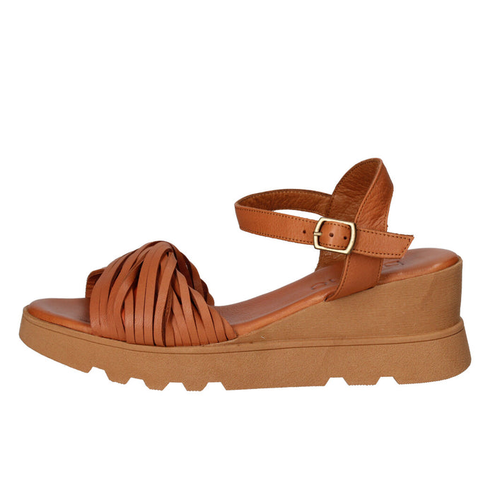 BUENO SANDALO Donna WY8609 CUOIO