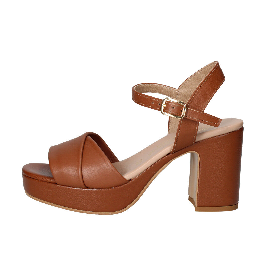 DAVID HARON SANDALO Donna 107E CUOIO