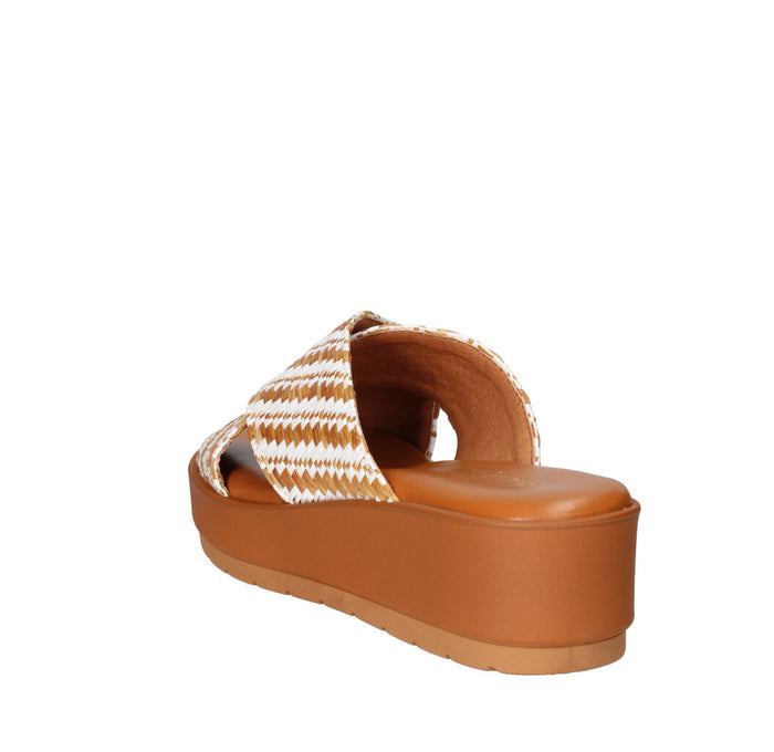 NEW PIUMA SCALZATO Donna 02M ETNA CUOIO E BIANCO