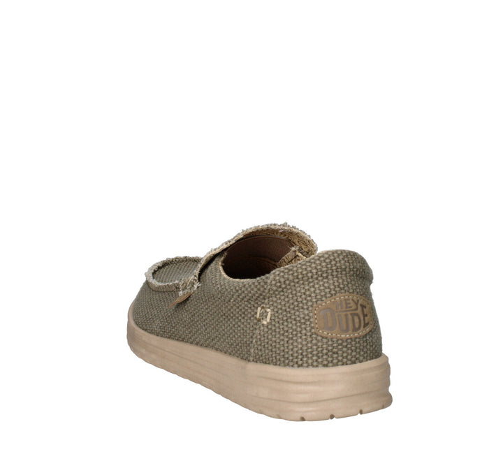 HEY DUDE MOCASSINO  MIKKA BRAIDED ARMY FANGO