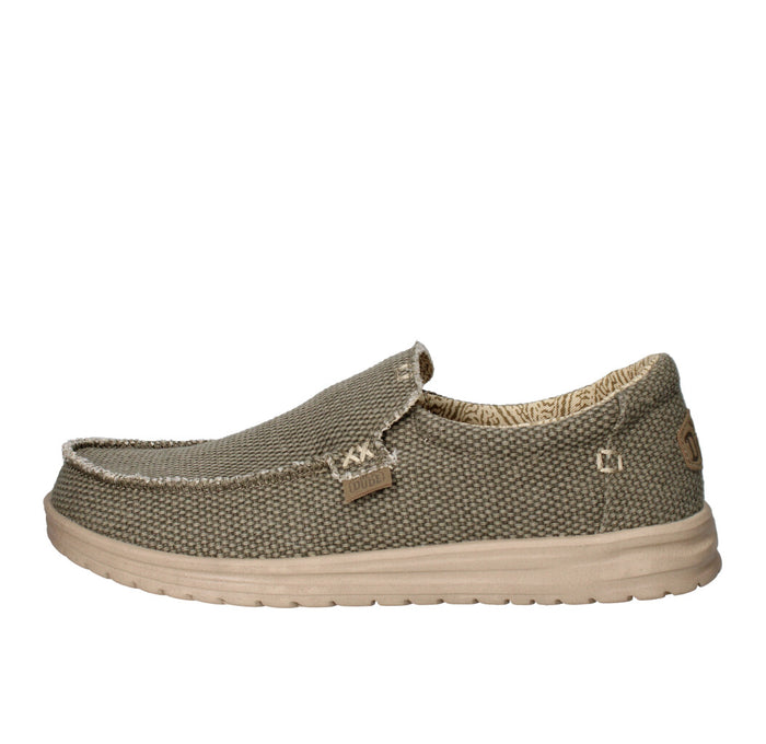 HEY DUDE MOCASSINO  MIKKA BRAIDED ARMY FANGO