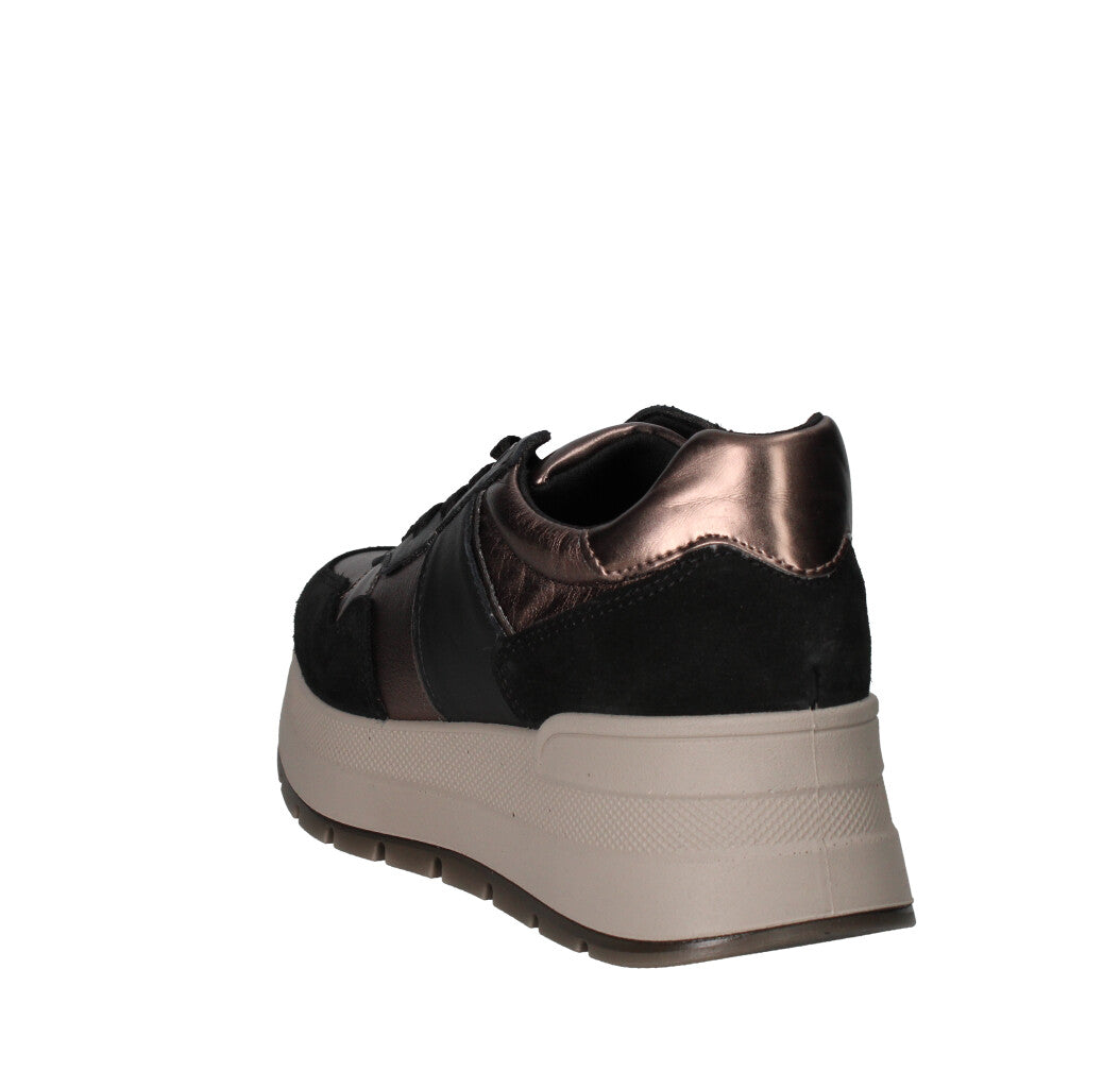 IGI&CO SNEAKERS Donna 6675400 NERO E BRONZO