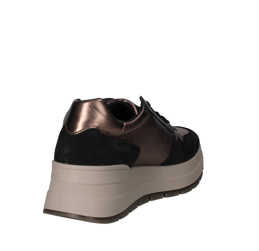 IGI&CO SNEAKERS Donna 6675400 NERO E BRONZO