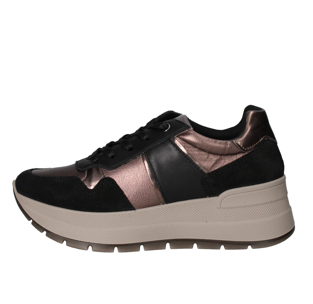 IGI&CO SNEAKERS Donna 6675400 NERO E BRONZO