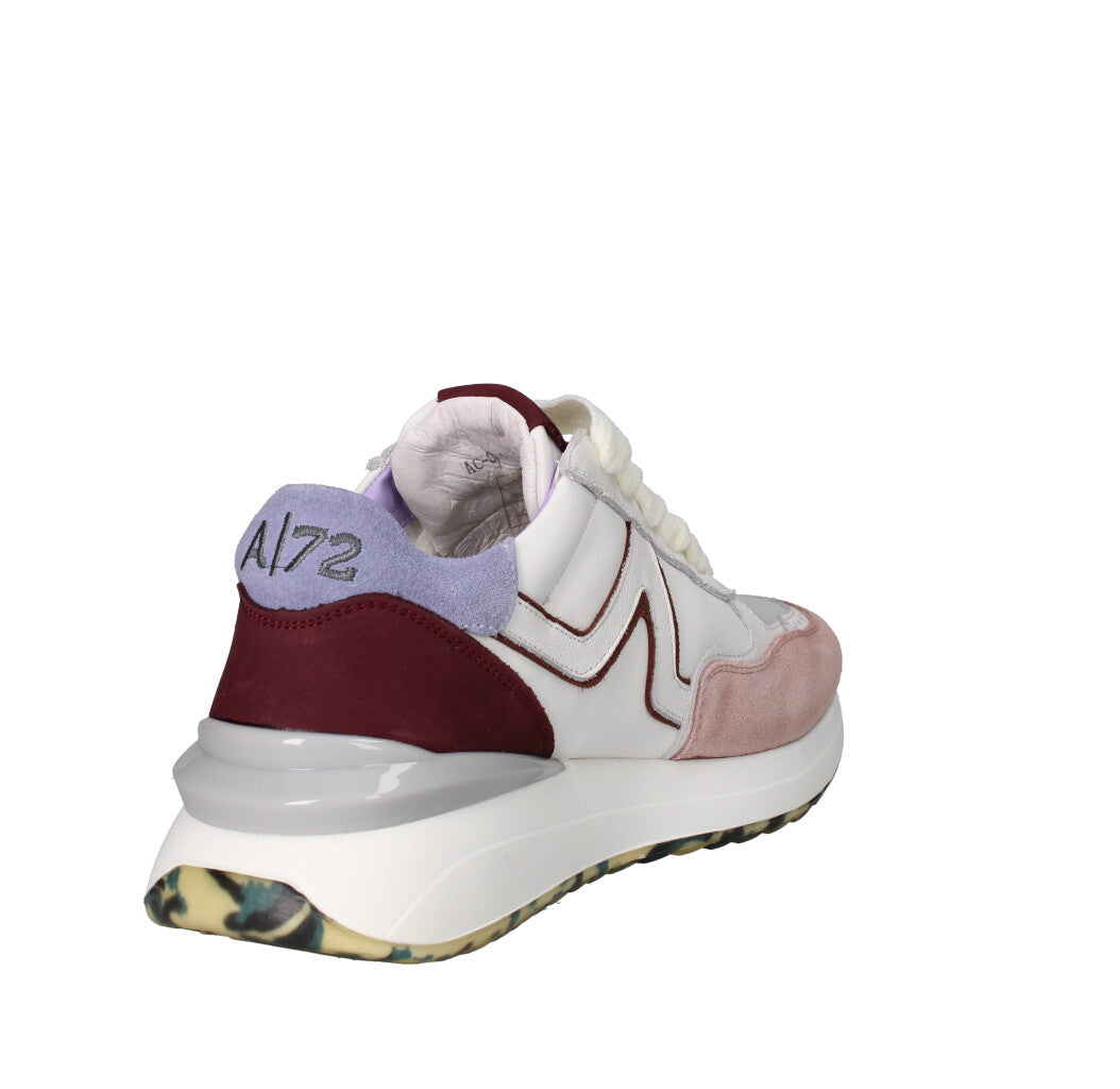 ACCADEMIA/72 SNEAKERS Donna AC 051 GRIGIO BIANCO E CIPRIA