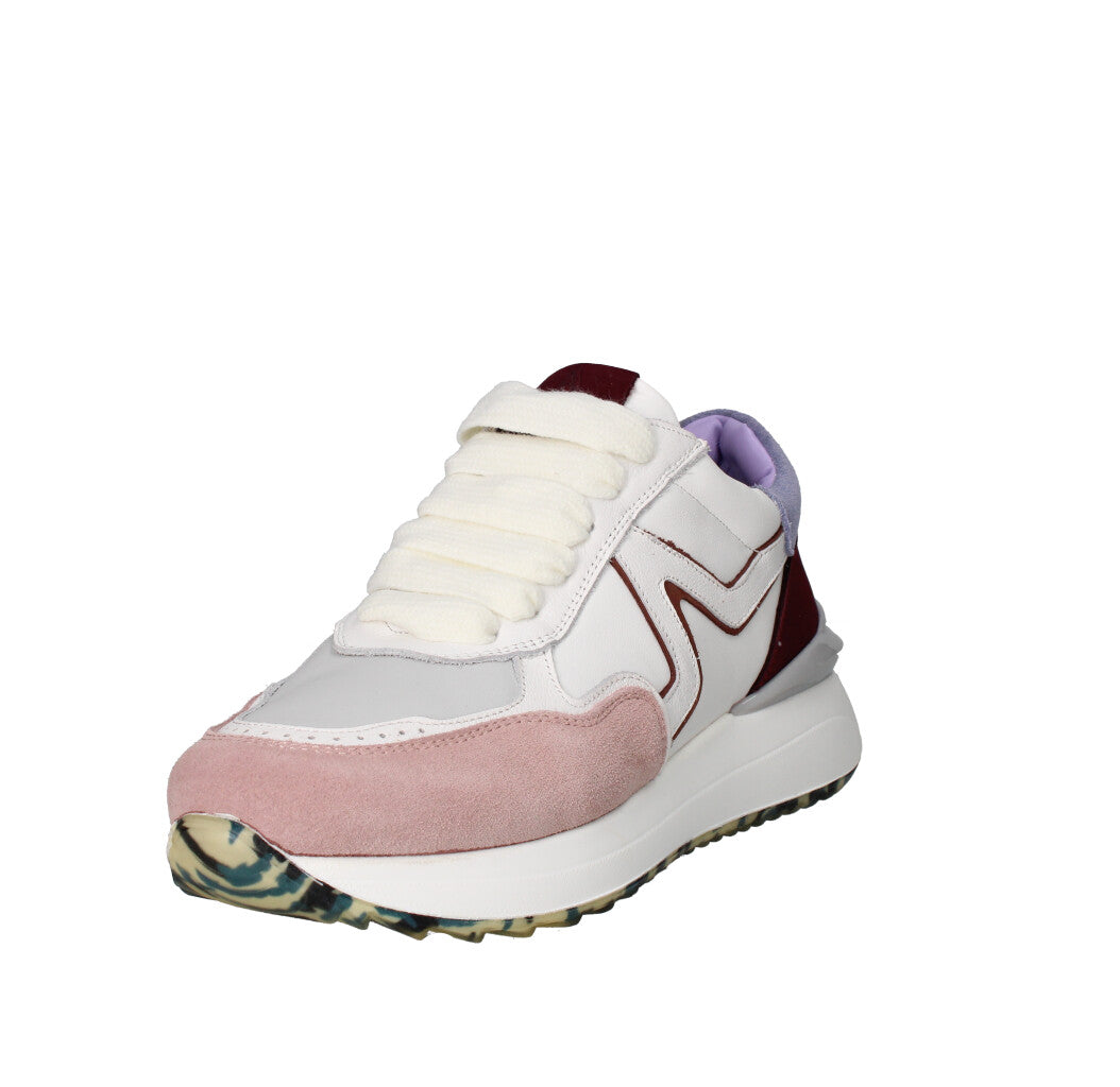 ACCADEMIA/72 SNEAKERS Donna AC 051 GRIGIO BIANCO E CIPRIA