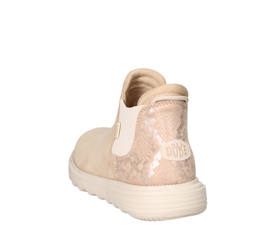 HEY DUDE STIVALETTO Donna BRANSON W NOVELTY SABBIA