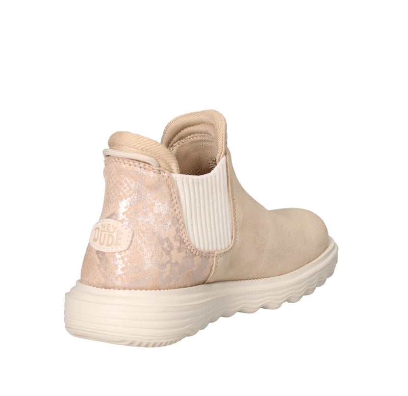 HEY DUDE STIVALETTO Donna BRANSON W NOVELTY SABBIA