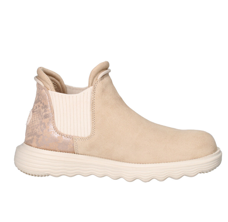 HEY DUDE STIVALETTO Donna BRANSON W NOVELTY SABBIA