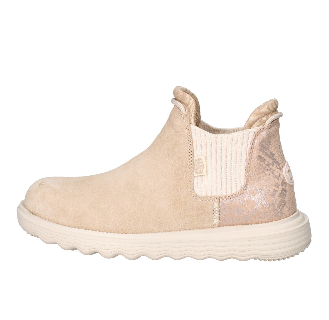 HEY DUDE STIVALETTO Donna BRANSON W NOVELTY SABBIA