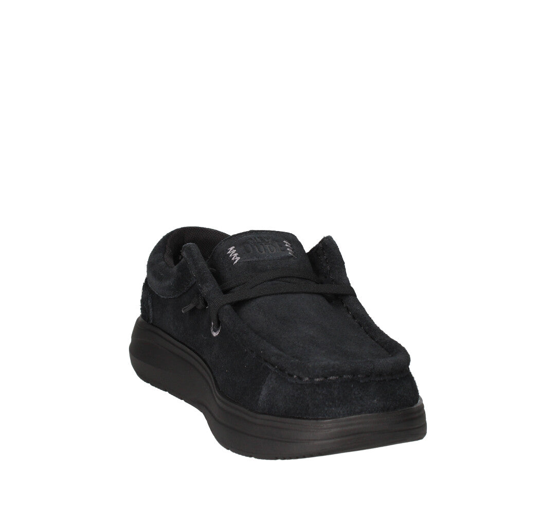 HEY DUDE SNEAKERS Donna WENDY COMF SUEDE NERO
