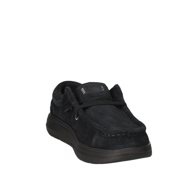 HEY DUDE SNEAKERS Donna WENDY COMF SUEDE NERO