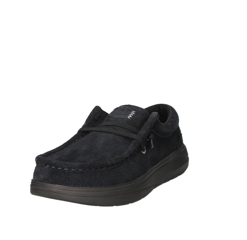 HEY DUDE SNEAKERS Donna WENDY COMF SUEDE NERO
