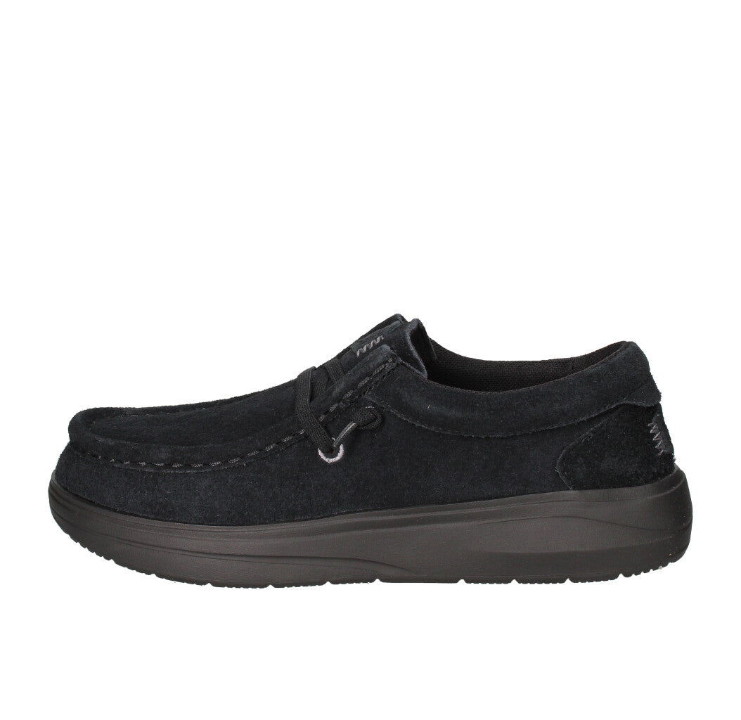 HEY DUDE SNEAKERS Donna WENDY COMF SUEDE NERO