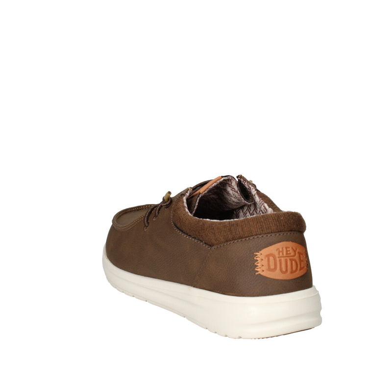 HEY DUDE SNEAKERS  PAUL CLASSIC MARRONE