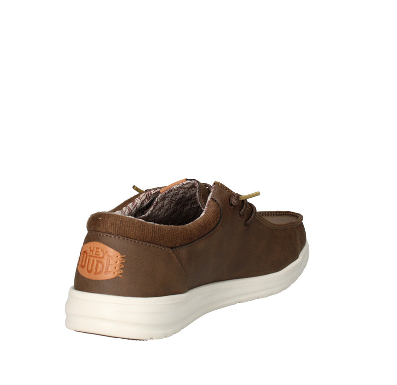 HEY DUDE SNEAKERS  PAUL CLASSIC MARRONE